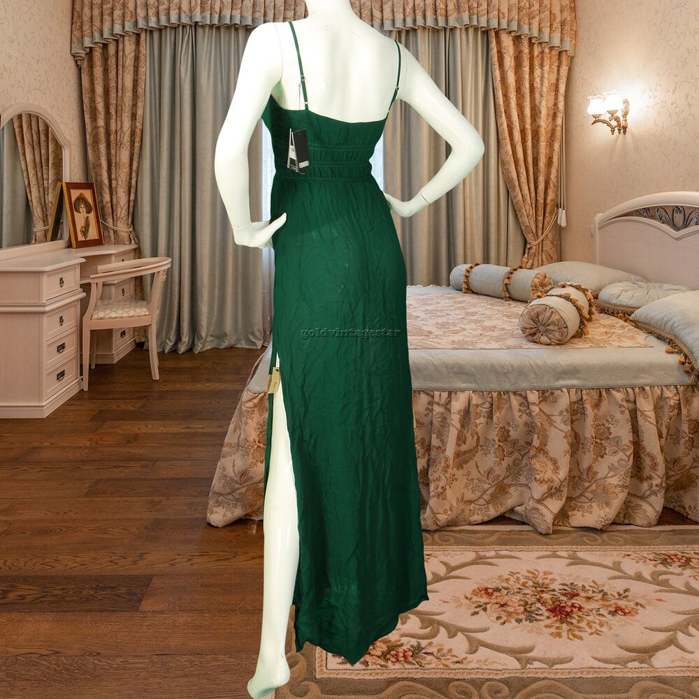 Reformation Tudor Spruce Green Bridesmaids Dress XS